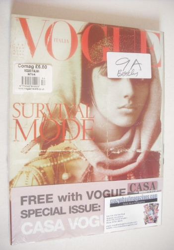 Vogue Italia magazine - April 2009 - Eliza Cummings cover