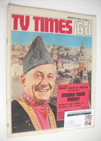 <!--1966-11-05-->TV Times magazine - Hughie Green cover (5-11 November 1966