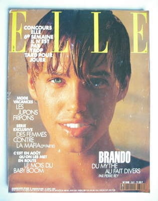 French Elle magazine - 13 August 1990