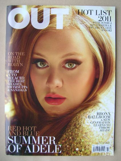 <!--2011-06-->Out magazine - Adele cover (June / July 2011)