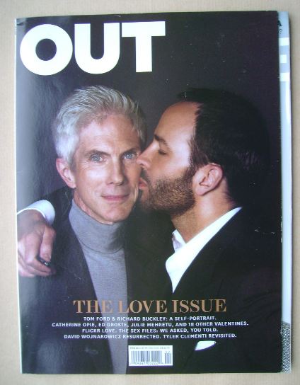 <!--2011-02-->Out magazine - Tom Ford and Richard Buckley cover (February 2