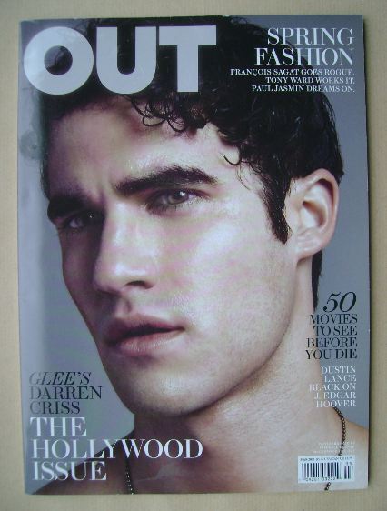 <!--2011-03-->Out magazine - Darren Criss cover (March 2011)