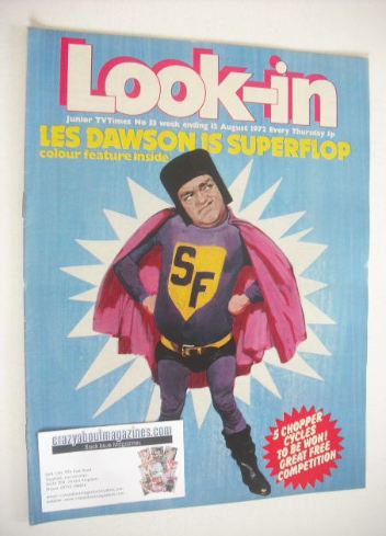 <!--1972-08-12-->Look In magazine - Les Dawson cover (12 August 1972)