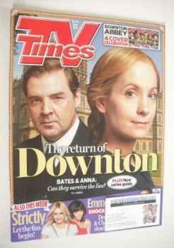 TV Times magazine - Downton Abbey cover (20-26 September 2014 - Cover 3 of 4)
