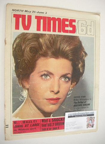 TV Times magazine - Billie Whitelaw cover (28 May - 3 June 1966)