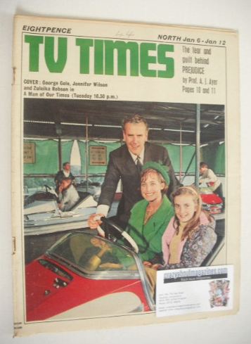 <!--1968-01-06-->TV Times magazine - George Cole, Jennifer Wilson and Zulei