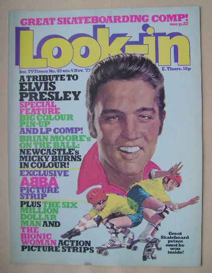 <!--1977-11-05-->Look In magazine - Elvis Presley cover (5 November 1977)