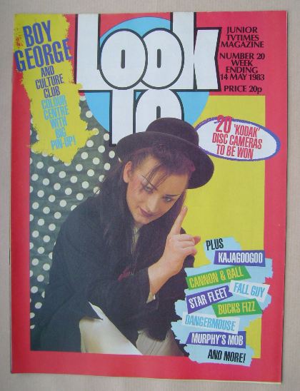 Look In magazine - Boy George cover (14 May 1983)