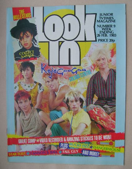 Look In magazine - Kajagoogoo cover (26 February 1983)