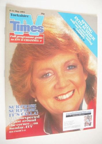 <!--1984-05-05-->TV Times magazine - Cilla Black cover (5-11 May 1984)