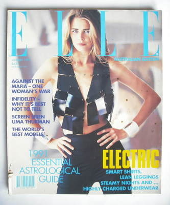 <!--1991-01-->Australian Elle magazine - January 1991 - Claudia Schiffer co