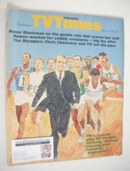TV Times magazine - Olympic cover (12-18 October 1968)