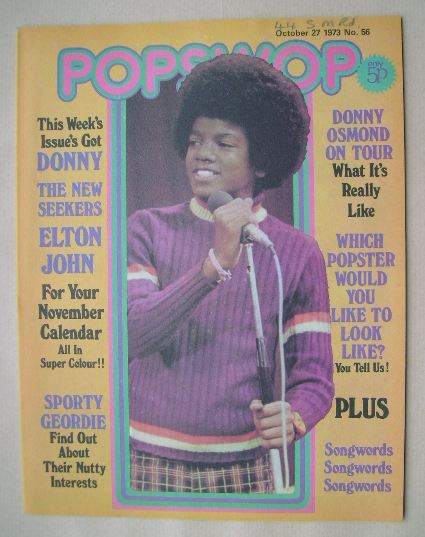 Popswop magazine - 27 October 1973 - Michael Jackson cover
