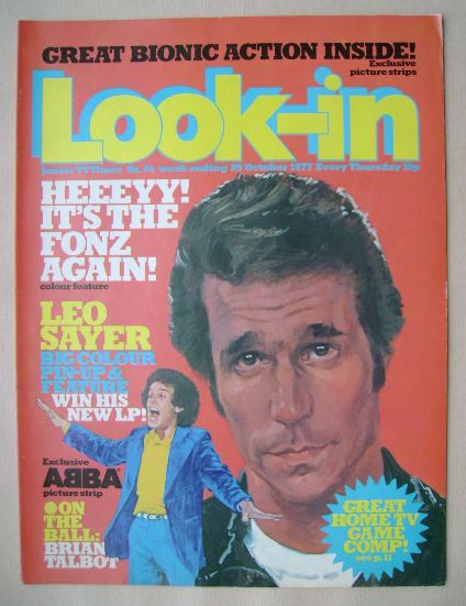 <!--1977-10-29-->Look In magazine - Henry Winkler cover (29 October 1977)