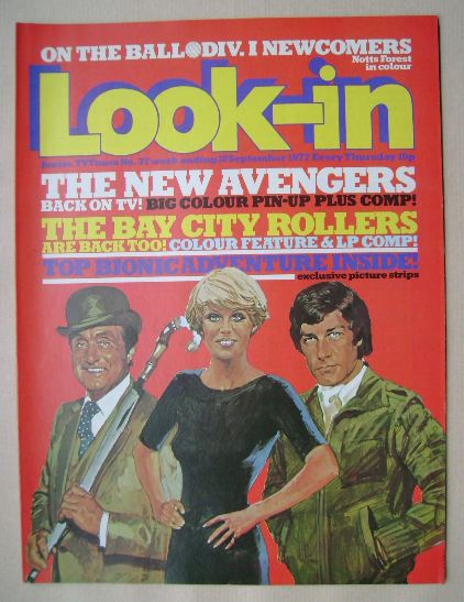 <!--1977-09-10-->Look In magazine - The New Avengers cover (10 September 19