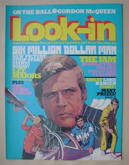 Look In magazine - Lee Majors cover (17 September 1977)