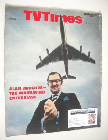 <!--1969-07-05-->TV Times magazine - Alan Whicker cover (5-11 July 1969)