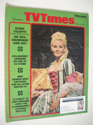 TV Times magazine - Diane Cilento cover (10-16 May 1969)