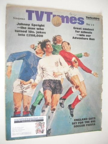 TV Times magazine - Soccer cover (3-9 May 1969)