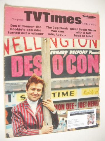 TV Times magazine - Des O'Connor cover (26 April - 2 May 1969)