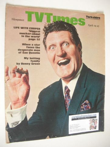 TV Times magazine - Tommy Cooper cover (19-25 April 1969)