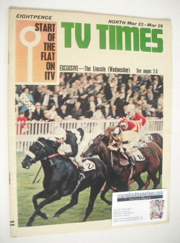 <!--1968-03-23-->TV Times magazine - The Lincoln cover (23-29 March 1968)
