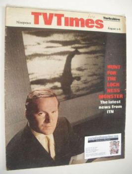 TV Times magazine - Reginald Bosanquet cover (2-8 August 1969)