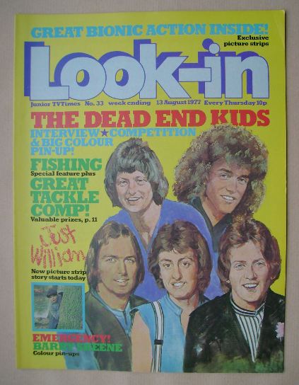 <!--1977-08-13-->Look In magazine - The Dead End Kids cover (13 August 1977
