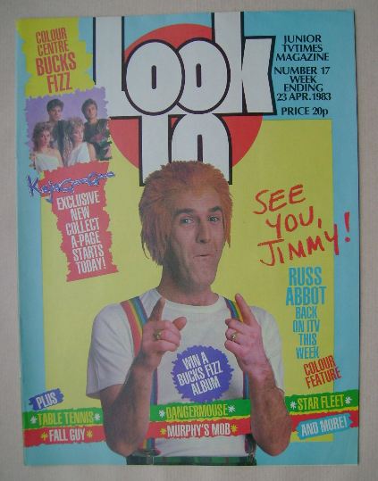 <!--1983-04-23-->Look In magazine - Russ Abbot cover (23 April 1983)