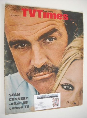 TV Times magazine - Sean Connery cover (1-7 February 1969)