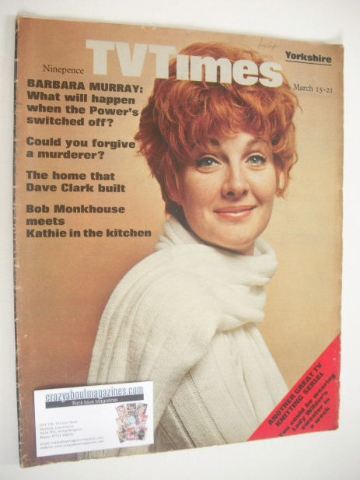 <!--1969-03-15-->TV Times magazine - Barbara Murray cover (15-21 March 1969