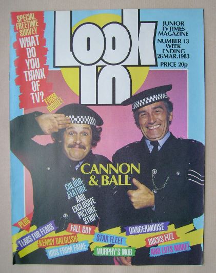 Look In magazine - Cannon & Ball cover (26 March 1983)