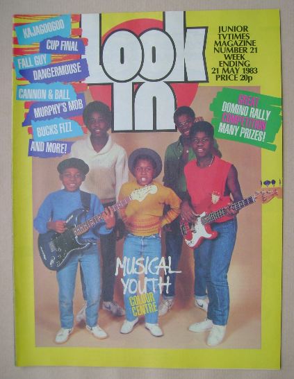 Look In magazine - Musical Youth cover (21 May 1983)