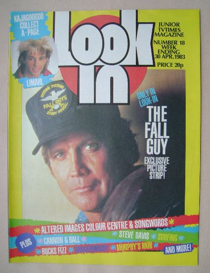 Look In magazine - Lee Majors cover (30 April 1983)