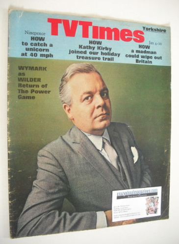 TV Times magazine - Patrick Wymark cover (4-10 January 1969)