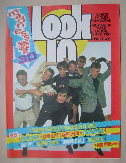 Look In magazine - Madness cover (9 April 1983)