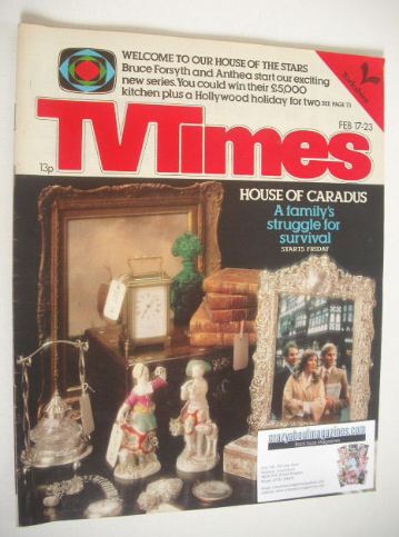 TV Times magazine - House Of Caradus cover (17-23 February 1979)
