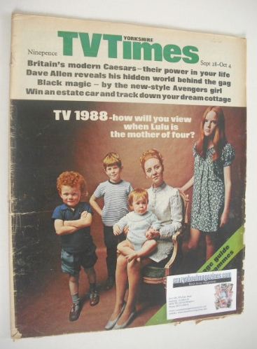 TV Times magazine - Lulu cover (28 September - 4 October 1968)