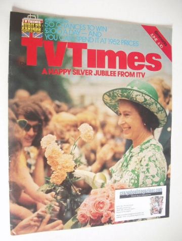 TV Times magazine - Queen Elizabeth II cover (4-10 June 1977)