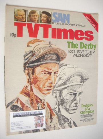 TV Times magazine - Lester Piggott cover (31 May - 6 June 1975)