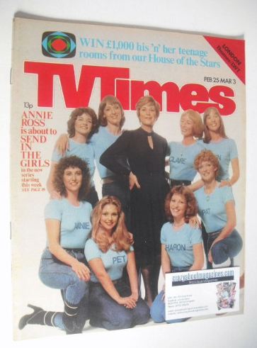 TV Times magazine - Annie Ross cover (25 February - 3 March 1978)