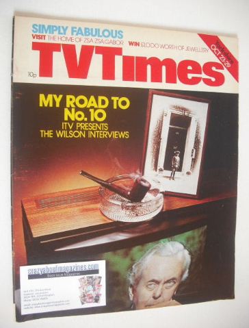 <!--1976-10-23-->TV Times magazine - Harold Wilson cover (23-29 October 197
