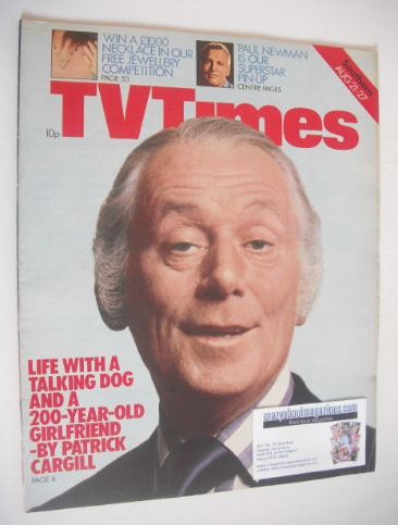 TV Times magazine - Patrick Cargill cover (21-27 August 1976)