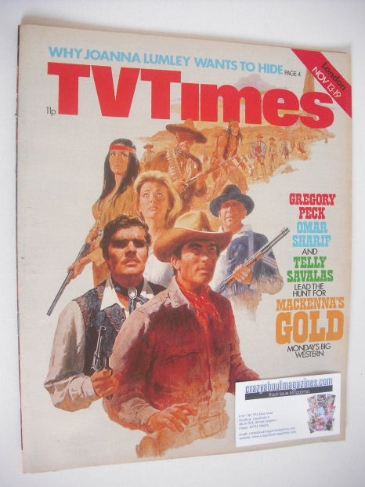TV Times magazine - Mackenna's Gold cover (13-19 November 1976)