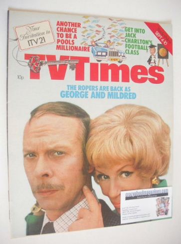 TV Times magazine - George and Mildred cover (4-10 September 1976)