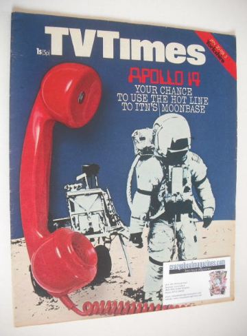TV Times magazine - Moonbase cover (30 January - 5 February 1971)