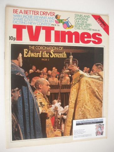 TV Times magazine - Edward the Seventh cover (7-13 June 1975)