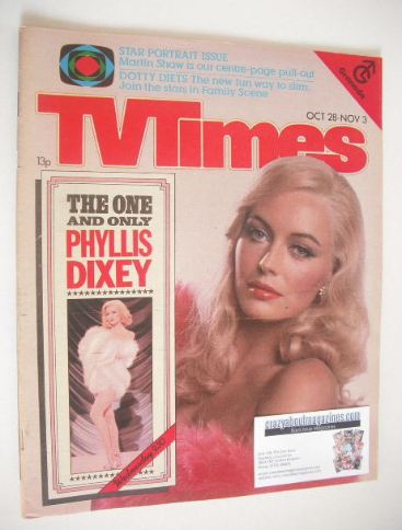 TV Times magazine - Lesley-Anne Down cover (28 October - 3 November 1978)