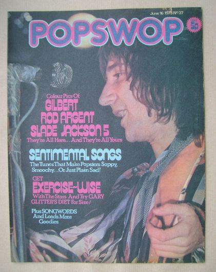 Popswop magazine - 16 June 1973 - Rod Stewart cover