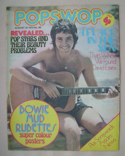 Popswop magazine - 24 August 1974 - David Essex cover